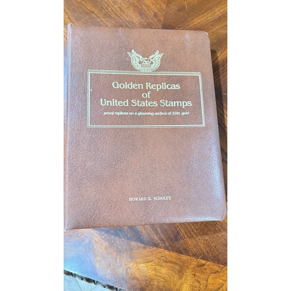 Golden Replicas U.S. Stamps 22kt Gold First Day Covers PCS Album